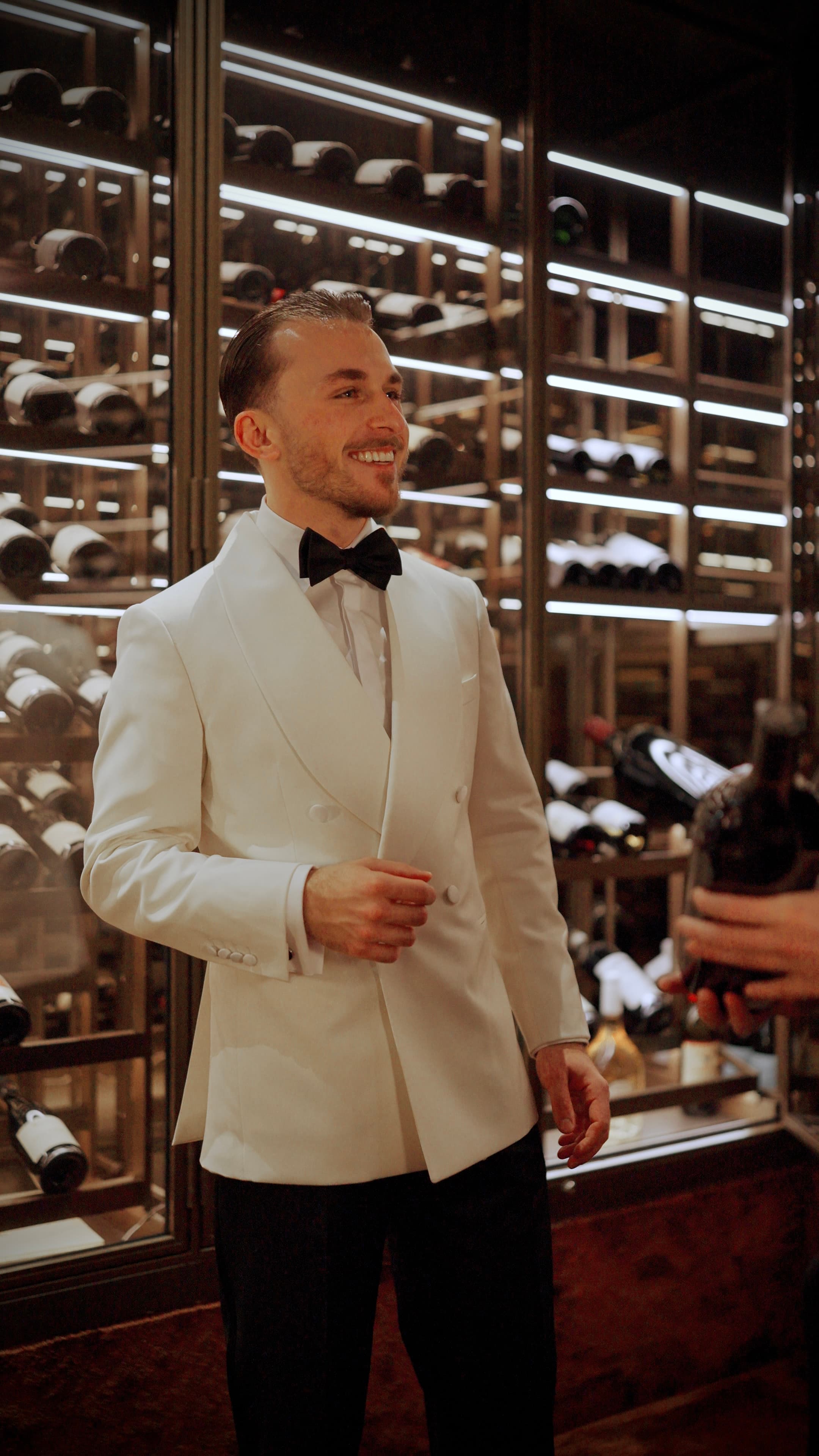 Kremhvit Dinnerjakke