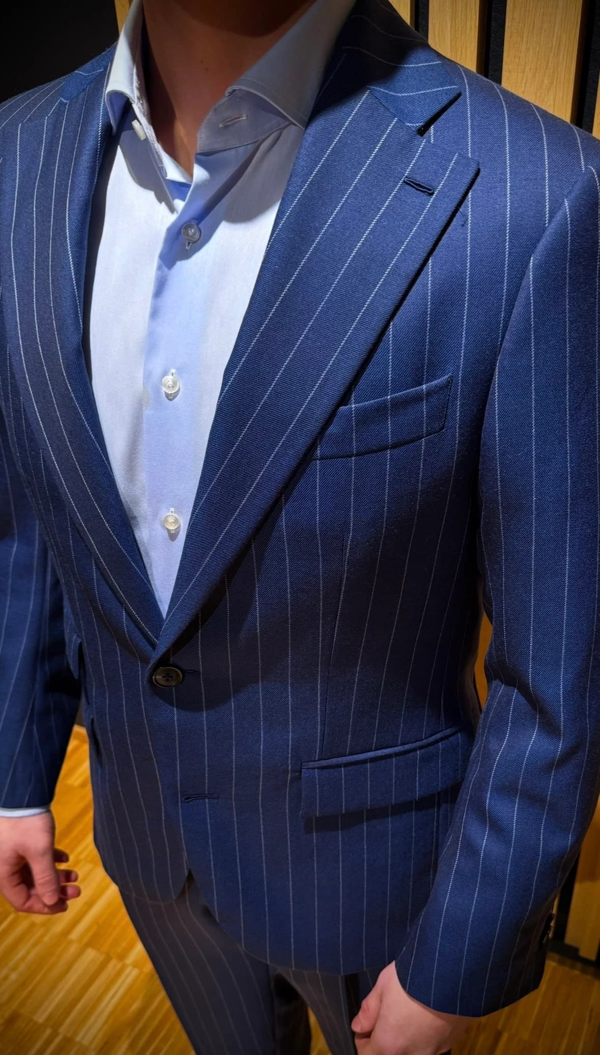 Blue Pinstripe