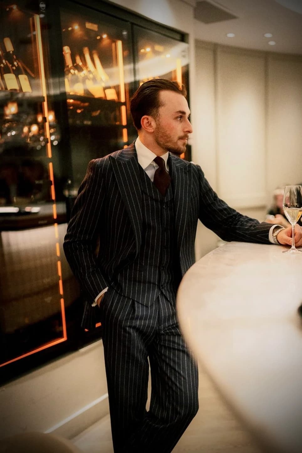 Formal elegance in upscale setting