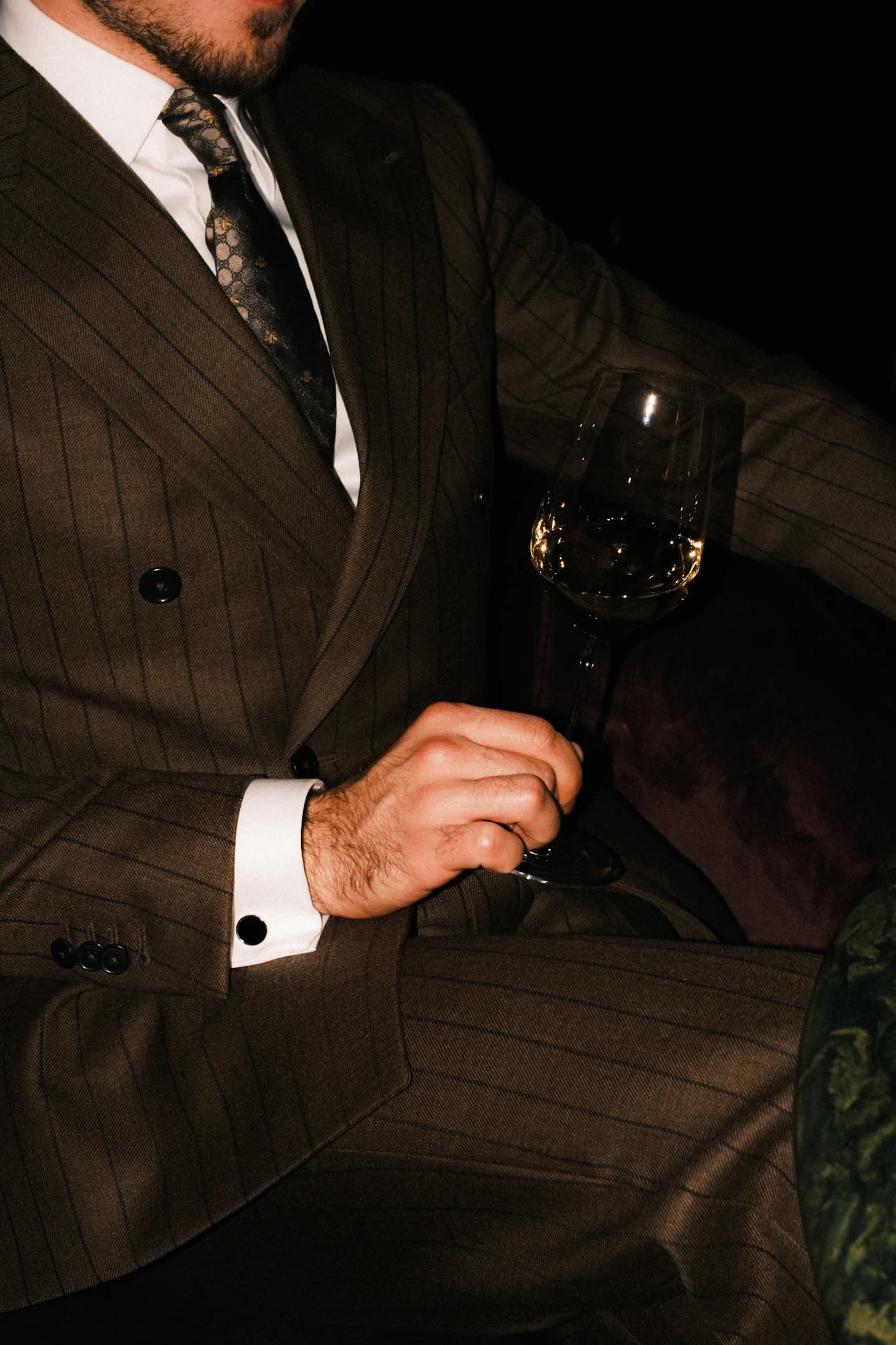 Brown Pinstripe Lifestyle